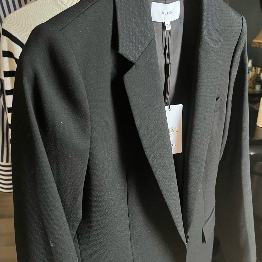 Reiss Wool Blend Slim Fit Blazer Size 6 US